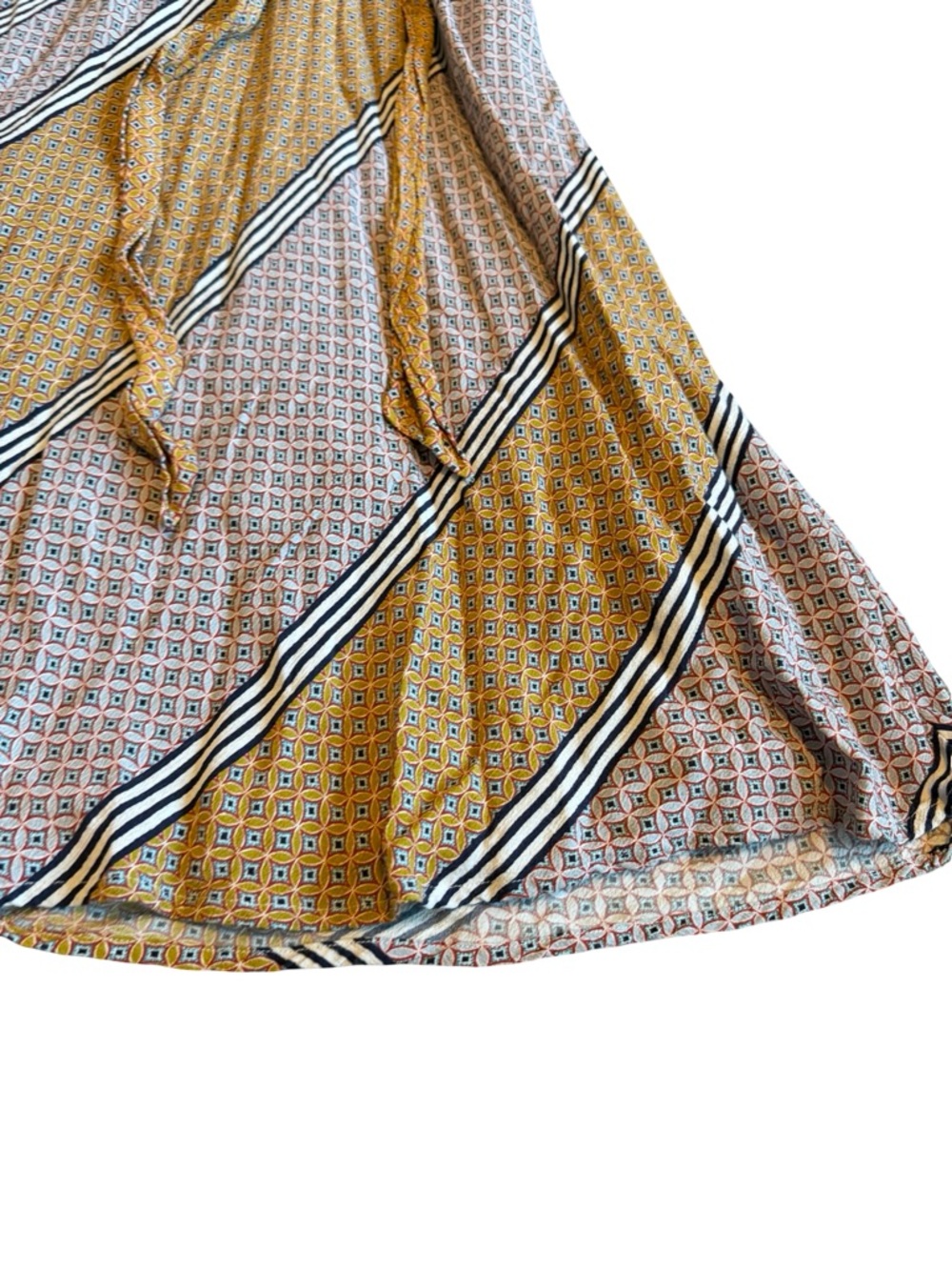 Maeve Anthropologie Carla Faux Wrap Dress Midi Length Fun Print Size 6 Women's - Picture 5 of 13